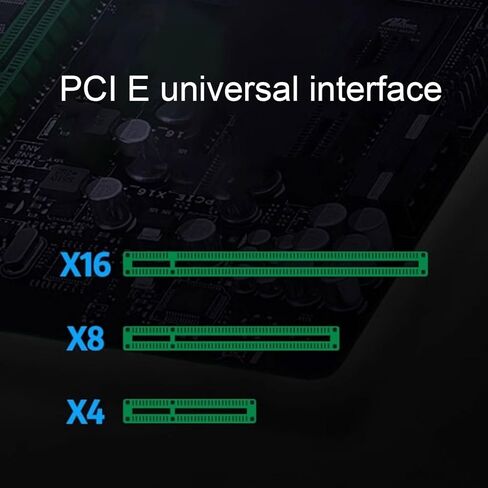 بطاقة محول PCIe 5.0 X4 إلى M.2 NVMe، بطاقة توسيع SSD عالية السرعة بسرعة 128 جيجابت في الثانية مع سرعة قراءة تبلغ 10000 ميجابايت / ثانية لأجهزة الكمبيوتر في محطة عمل الألعاب in Kuwait