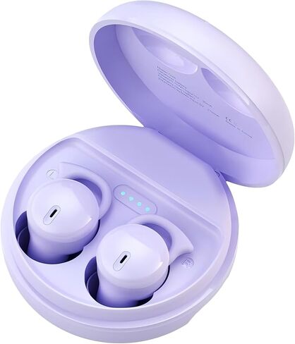 Invisible Sleep Headphones, Sleep Earbuds for Side Sleepers, Mini Noise Blocking Sleep Earphones, Bluetooth 5.3 Wireless Earbuds for Sleeping, Working, Black in Saudi Arabia