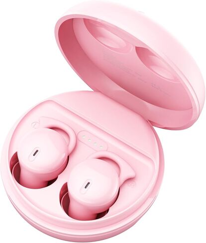 Invisible Sleep Headphones, Sleep Earbuds for Side Sleepers, Mini Noise Blocking Sleep Earphones, Bluetooth 5.3 Wireless Earbuds for Sleeping, Working, Black in Saudi Arabia