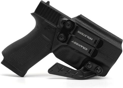 حافظة IWB KYDEX تناسب Glock 43/Glock 43X - حمل حزام الخصر الداخلي - Adj .Cant - قطع بصري in Kuwait