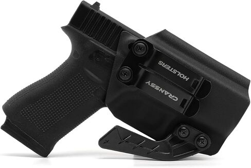 حافظة IWB KYDEX تناسب Glock 43/Glock 43X - حمل حزام الخصر الداخلي - Adj .Cant - قطع بصري in Saudi Arabia