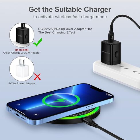 for Pixel 10 Pro XL Wireless Charger Pad Fast Charging Mat for Google Pixle 10 Pro Fold/10/9 Pro XL/9A/9/8A/7,15W Wireless Charger Stand with Power Adapter Block for Samsung Galaxy S25 Ultra S24 S23 in Saudi Arabia