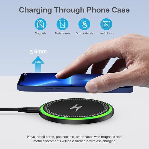 for Pixel 10 Pro XL Wireless Charger Pad Fast Charging Mat for Google Pixle 10 Pro Fold/10/9 Pro XL/9A/9/8A/7,15W Wireless Charger Stand with Power Adapter Block for Samsung Galaxy S25 Ultra S24 S23 in Saudi Arabia