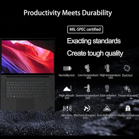 كمبيوتر محمول Lenovo ThinkPad P1 Workstation، شاشة لمس 16 بوصة 4K OLED، Intel Core i7-13800H (14 نواة، حتى 5.2 جيجاهرتز)، NVIDIA RTX 4080، ذاكرة الوصول العشوائي DDR5 سعة 64 جيجابايت، 1 تيرابايت SSD، بصمة الإصبع، إضاءة خلفية، كاميرا ويب IR 5 ميجابكسل، Win  in Saudi Arabia