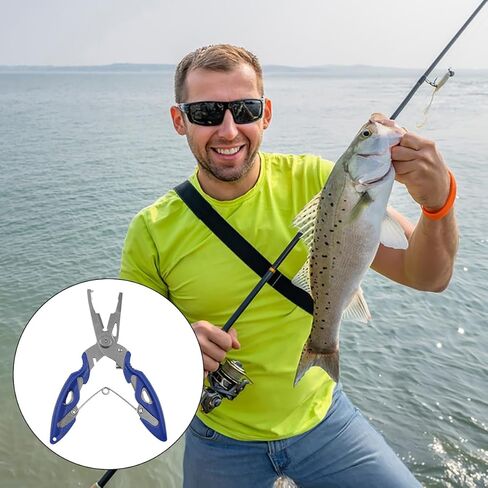 DaKuan 400 PCS High Strength Stainless Steel Split Ring & 2 Pliers Set, Heavy Duty 30-95LB Saltwater Freshwater Fishing Lure Connectors, 5 Sizes for Easy Tackle Repair and Hook Replacement in Saudi Arabia