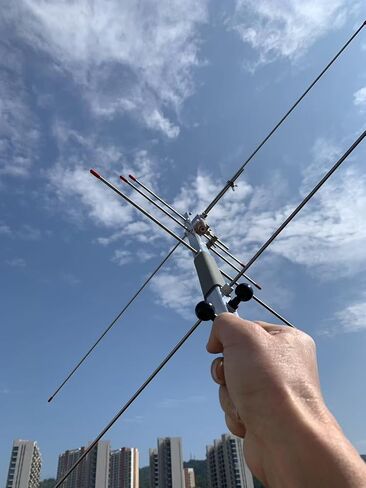 U7V4 Yagi Antenna 430/144MHz Dual-Band Detachable Portable Amateur Radio Band in Saudi Arabia