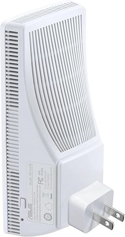 ASUS RP-AX58 AX3000 ثنائي النطاق WiFi 6 (802.11ax) موسع النطاق، موسع AiMesh لشبكة WiFi سلسة؛ يعمل مع أي جهاز توجيه WiFi (أبيض) (متجدد) in Kuwait