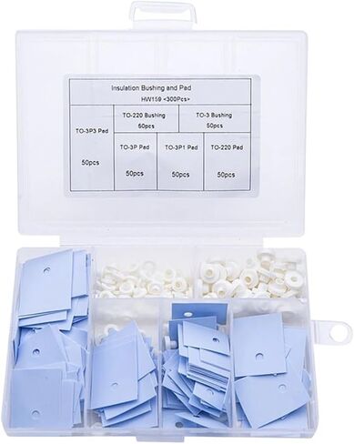 300 قطعة إلى - 220 إلى - 3 إلى - 3P1 إلى - 3P3 منصات عزل ترانزستور البطانة Siilicoine Heatsink Heating Shim Washer لأجهزة الكمبيوتر المحمول وحدة المعالجة المركزية GPU in Kuwait
