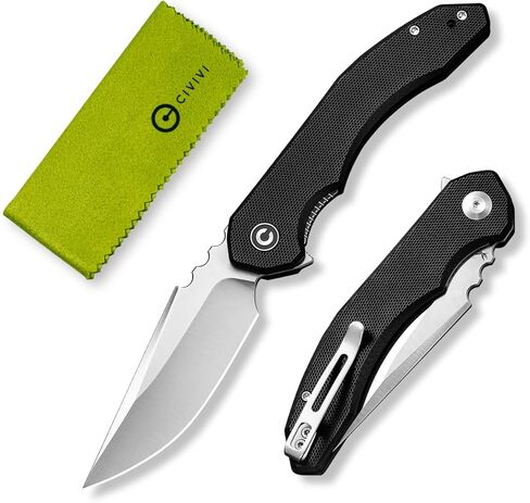 CIVIVI Bluetick Folding Knife for EDC, Pocket Knife with 3.47" 14C28N Blade G10 Handle, Utility Knife for Outdoors Indoors C23050-2 in Saudi Arabia