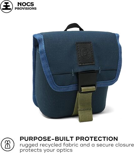 Nocs Provisions Field Issue Binocular Pouch for Nocs 32mm Field Issue Binoculars, Crossbody or Pack Mount Accessory - Harbor Blue in Saudi Arabia