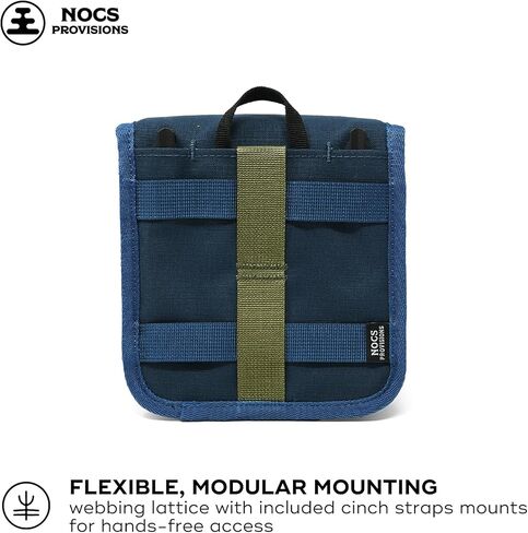 Nocs Provisions Field Issue Binocular Pouch for Nocs 32mm Field Issue Binoculars, Crossbody or Pack Mount Accessory - Harbor Blue in Saudi Arabia