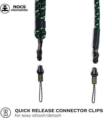 Nocs Provisions NocLoc Approach Neck Strap for Binocular/Camera Carry Accessory for Active Hiking & Sightseeing - Backwoods Green in Saudi Arabia