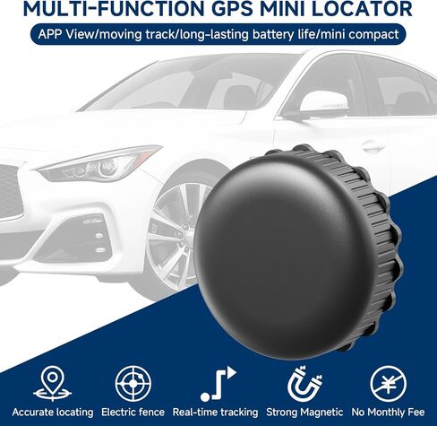 جهاز تعقب GPS للمركبات - جهاز تعقب مغناطيسي صغير للسيارات في الوقت الحقيقي مع تطبيق مجاني، جهاز تتبع GPS مخفي للسيارات والشاحنات والدراجات النارية والأطفال والحيوانات الأليفة|جهاز تعقب المركبات المضاد للسرقة|بدون رسوم شهرية in Kuwait