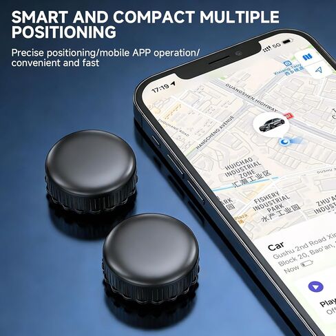 جهاز تعقب GPS للمركبات - جهاز تعقب مغناطيسي صغير للسيارات في الوقت الحقيقي مع تطبيق مجاني، جهاز تتبع GPS مخفي للسيارات والشاحنات والدراجات النارية والأطفال والحيوانات الأليفة|جهاز تعقب المركبات المضاد للسرقة|بدون رسوم شهرية in Kuwait