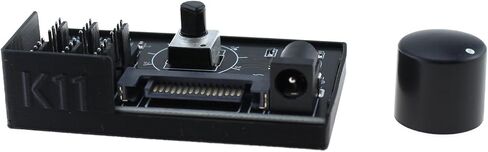 TAODAN 4 Pin 12V PWM Fan Controller مدعوم من SATA و DC 5525 مقبض سرعة مروحة التبريد مع أقصى إجمالي 60 وات 5 أمبير in Kuwait