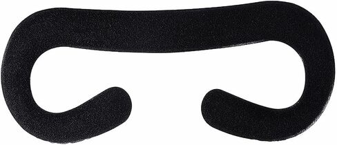مجموعة استبدال إسفنجية Face Foam Vive PRO VR Heasdset متوافقة مع غطاء الوجه من جلد البولي يوريثان HTC Vive PRO VR وواجهة وجه قابلة للإزالة (أسود) in Kuwait