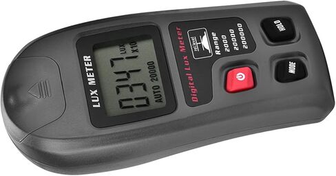 2 Timessec Digital Meter, LCD Screen Shows Low Battery Symbol, Meter, for All Light Sources Including LED, Light Indoor Plant Lighting, Photography in Saudi Arabia