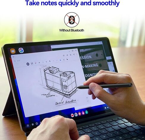 Official S Pen Stylus Compatible with Samsung Galaxy Tab S6 Lite, S7, S7+, S8+, S8 Ultra, S9+, S9 Ultra, with 3 Tips in Saudi Arabia