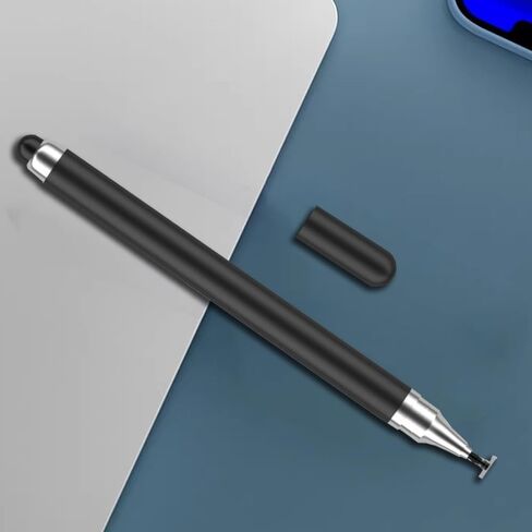 White Universal Stylus Pens for Touch Screens 2 in 1 High Precision & Sensitivity Stylus Pencil for Android iOS Phones Tablets in Saudi Arabia