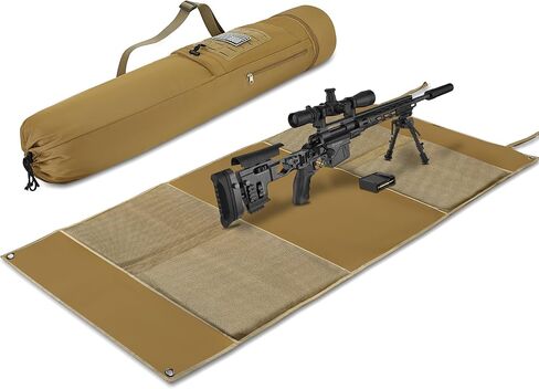 Shooting Mat with Tactical Water Resistant Carrying Bag, Extra Large Prone Padded Portable Roll Up Shooting Mats in Saudi Arabia