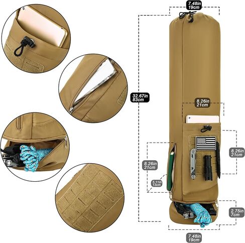 Shooting Mat with Tactical Water Resistant Carrying Bag, Extra Large Prone Padded Portable Roll Up Shooting Mats in Saudi Arabia
