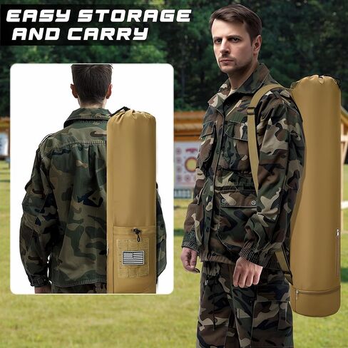 Shooting Mat with Tactical Water Resistant Carrying Bag, Extra Large Prone Padded Portable Roll Up Shooting Mats in Saudi Arabia