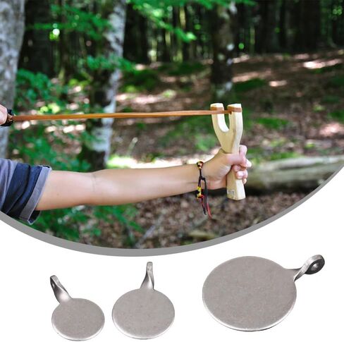 6 Pack Target Trap Targets Replacement Heavy Duty Metal Reset Target for Air Rifle Caliber Pellet Airgun BB Gun Bullet Target Box Shooting BB Air Pistol Slingshot Ammo Steel Balls Practice in Saudi Arabia