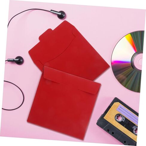 Luxshiny 20pcs DVD Paper Envelopes for CD Storage CD DVD Sleeves Space Saving Packaging for Home Cinema Discs from Scratches Easy Organization for Media Collections in Saudi Arabia