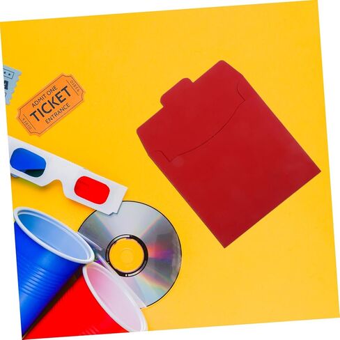 Luxshiny 20pcs DVD Paper Envelopes for CD Storage CD DVD Sleeves Space Saving Packaging for Home Cinema Discs from Scratches Easy Organization for Media Collections in Saudi Arabia