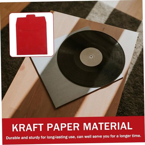 Luxshiny 20pcs DVD Paper Envelopes for CD Storage CD DVD Sleeves Space Saving Packaging for Home Cinema Discs from Scratches Easy Organization for Media Collections in Saudi Arabia