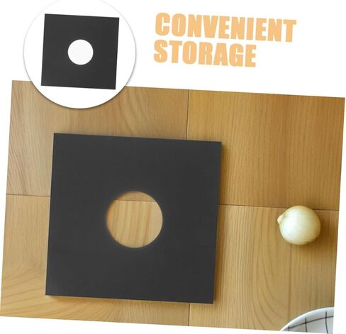 Zerodeko 12 قطعة من أغطية ورق الكرافت من الفينيل مع طبقة داخلية ثابتة مقاومة للخدش لتخزين الفينيل لغرف الصوت المنزلية واستوديوهات الموسيقى in Kuwait