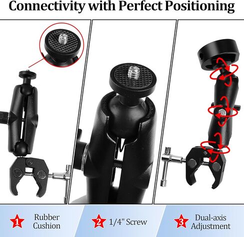 طقم تركيب صغير من ستارلينك للشاحنات والقوارب RV | دعامة ألومنيوم بدون ثقب، تركيب لمدة 5 دقائق، محول عمود سبائك الألومنيوم العالمي لتركيب طبق الأقمار الصناعية الصغير Starlink in Kuwait