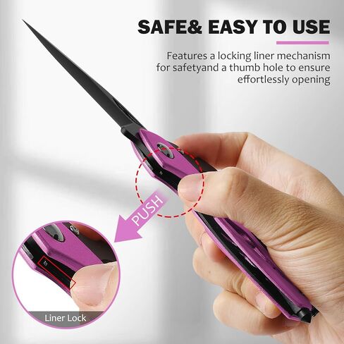 Pink Multitool Carabiner Knife for Women Men,Survival Gear for Camping Hiking，EDC Carabiners, 6-in-1 Multi Tools with Window Breaker, Bottle Opener and Screwdriver,Gifts for Women/Men (Pink) in Saudi Arabia
