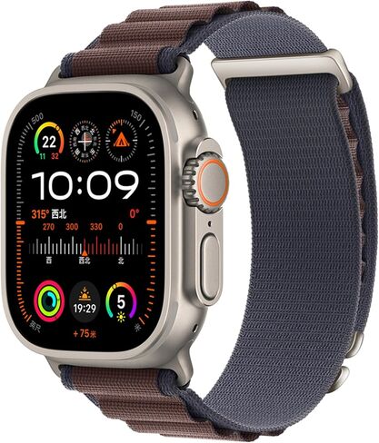 Alpine Nylon Sport Bands Compatible with Apple Watch Ultra Band 49mm 46mm 45mm 44mm 42mm Men Women, Stretch Loop Strap with D-Hook for iWatch Series 10 Ultra SE 9 8 7 6 5 4 3 2 1 (Orange, 49mm/46mm/45mm/44mm/42mm(Series 3)) in Saudi Arabia