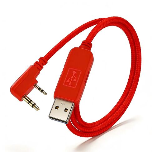 كابل برمجة USB لـ Baofeng، Wouxun، Kenwood، Baofeng، Archell، PC01 كابل برمجة USB UV-5R، UV-82، BF-888S (1 متر أسود) in Kuwait