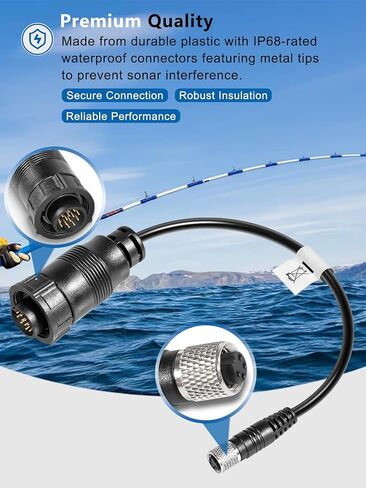 Replacement for 1852073 MKR-US2-13 Universal Sonar 2 Adapter Cable for Trolling Motors to HUMMINBIRD XPLORE, APEX, SOLIX, Onix Chartplotter and Fishfinder in Saudi Arabia