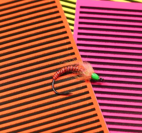 Pack of 1 Sheets Synthetic Peacock Quills Fly Fishing Tying Material for Nymph Bug Shrimp Body Wrap Skin in Saudi Arabia