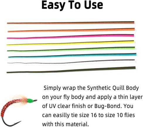 Pack of 1 Sheets Synthetic Peacock Quills Fly Fishing Tying Material for Nymph Bug Shrimp Body Wrap Skin in Saudi Arabia