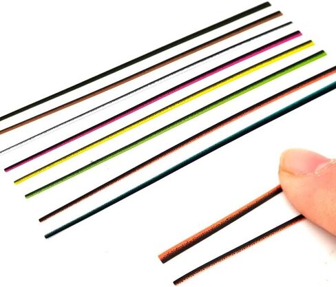 Pack of 1 Sheets Synthetic Peacock Quills Fly Fishing Tying Material for Nymph Bug Shrimp Body Wrap Skin in Saudi Arabia