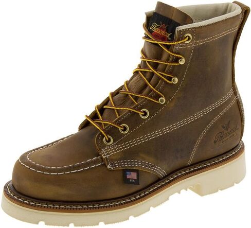 Thorogood American Heritage - 6 بوصات Crazy Horse Moc Toe 90 in Saudi Arabia