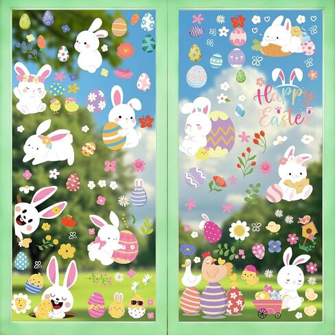 ديكور نافذة عيد الحب: 9 أوراق ملصقات نافذة جنوم مزدوجة الجوانب، ملصقات ثابتة على شكل قلب وحب، ديكورات عيد الحب قابلة لإعادة الاستخدام لحفلات المنزل والمكتب والمتجر in Kuwait