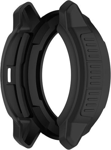 Compatible with Garmin Instinct Crossover Protective Case, Smartwatch PC Protective Cover Case Soft Shell Black Smartwatch Accessories in Saudi Arabia