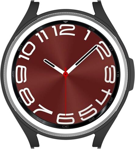 MOTONG Compatible with Samsung Galaxy Watch 6 Classic 47mm TPU Protective Case - TPU Protective Case Cover Shell Compatible with Samsung Galaxy Watch 6 Classic 47mm(TPU Black) in Saudi Arabia