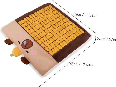 OUNONA Breathable Car Seat Cushion Cooling Gel Comfortable Pad for Office Chairs Automobiles and More Non- Sweatproof Design for Prolonged Use in Saudi Arabia