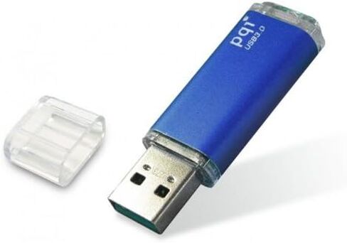 محرك أقراص فلاش USB سعة 128 جيجابايت PQI U273V - أزرق داكن - USB3.0 in Kuwait