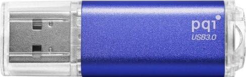 محرك أقراص فلاش USB سعة 128 جيجابايت PQI U273V - أزرق داكن - USB3.0 in Kuwait