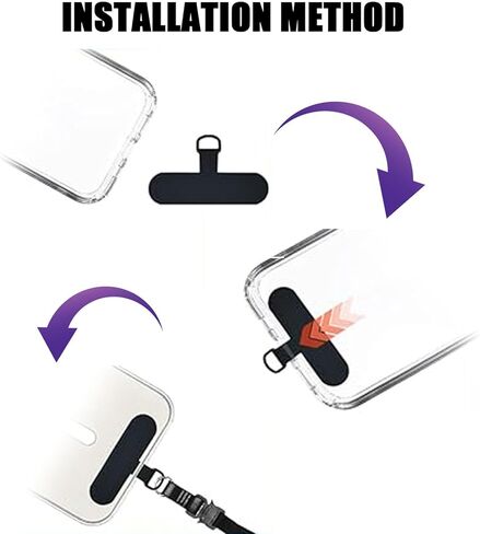 Phone Wrist Strap,Phone Lanyard, 8 Pack Adjustable Wrist Strap with 8 Pack Tether Tab fit All Cell Phones Travel Essentials in Saudi Arabia