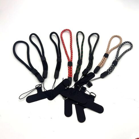 Phone Wrist Strap,Phone Lanyard, 8 Pack Adjustable Wrist Strap with 8 Pack Tether Tab fit All Cell Phones Travel Essentials in Saudi Arabia