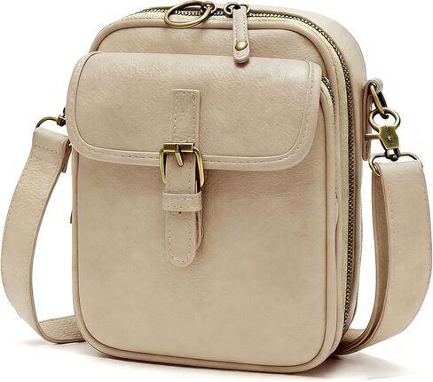 Small Crossbody Bags for Women Vegan Leather Messenger Purses, Vintage Wallet Anti Theft Shoulder Handbags with Card Slots in Saudi Arabia