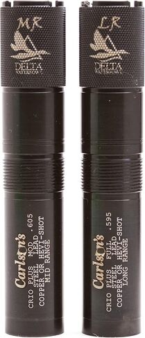 أنابيب الاختناق من كارلسون مقاس 12 متوافقة مع Benelli Crio Plus [3 عبوات | قريب ومتوسط ​​وطويل المدى ] الفولاذ الأزرق | أنبوب خنق دلتا للطيور المائية | صنع في الولايات المتحدة الأمريكية in Kuwait